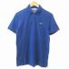  Lacoste LACOSTE близко год рубашка-поло cut and sewn короткий рукав олень. . Logo вышивка one отметка S синий 1129 #GY09 мужской 