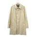  Aquascutum AQUASCUTUM подкладка проверка одиночный пальто с отложным воротником Англия производства 38 свет оттенок бежевого внешний мужской 