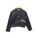  Evisu EVISU большой битва модель 1213B Denim жакет G Jean джинсовый жакет 1 индиго голубой уголок имеется cell bichisinchi задний 