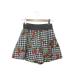  молоко MILK Red Garden юбка-брюки брюки серебристый жевательная резинка проверка принт шорты шорты многоцветный низ женский 