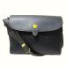  Marie Claire MARIE CLAIRE leather shoulder bag diagonal .. black black #GY11 X lady's 