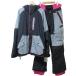  Barton BURTON выставить верх и низ одежда для сноубордистов с хлопком жакет брюки Zip выше капот Sam отверстие L черный IBO58
