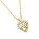  Nina Ricci NINA RICCI Heart колье Logo стразы подвеска аксессуары Gold цвет женский 