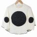  Franky Glo u прекрасный товар BEAR QUILTING DOT PONCHO L/S TEE ребенок одежда девочка футболка cut and sewn длинный рукав патрубок patch стеганое полотно M 100-110