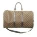  Louis Vuitton LOUIS VUITTON N41428 ключ poru частота lie-ru45 Damier eben сумка "Boston bag" PVC парусина katena есть 2WAY Brown 