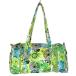 ve Rav Lad Lee Vera Bradley прекрасный товар Mini сумка "Boston bag" стеганое полотно цветочный принт текстильный сумка плечо .. большая вместимость оттенок зеленого X женский 