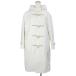 LEROBE прекрасный товар LRB-0150 полупальто "даффл коут" Корея длинный шерсть свободный размер "теплый" белый /X женский 