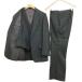 unifier полоса 3 деталь одиночный 2B костюм выставить жилет жакет слаксы 94-A6 уголь мужской 