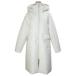  Be mingbai Beams с хлопком стеганый капот пальто 24AW 93-19-0386-928 длинный 2WAY капот Zip выше draw код S слоновая кость /X