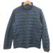  Uniqlo UNIQLO 18AW Ultra свет пуховик Zip выше воротник-стойка нейлон M темно-синий темно-синий 311-409323 /X мужской 