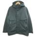  Uniqlo UNIQLO +J 20AW hybrid down большой размер парка жакет Zip выше M темно-зеленый 311-436104 /X мужской 