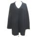  теория 20AW V шея туника вязаный melino шерсть кашемир MERCER WOOL CASH V NECK TUNIC большой размер длинный рукав толстый 
