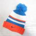  Nike NIKE for children .... attaching knitted cap Logo embroidery blue white orange hat knit cap Kids 