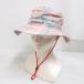  Mont Bell Montbell kid's light hat F 51-54cm pink .. cord attaching safari hat hat outdoor 1118125 Kids 