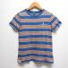  Polo bai Ralph Lauren Polo by Ralph Lauren child clothes short sleeves border T-shirt 130 blue regular goods Kids 