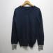  azur bai Moussy AZUL by moussy длинный рукав V шея вязаный cut and sewn S темно-синий шелк . мужской 