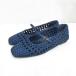  Zara ZARA прекрасный товар пряжка имеется вязаный балетки 35 22.5cm голубой Flat сетка обувь женский 