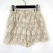  Strawberry Fields STRAWBERRY-FIELDS брюки шорты половина цветочный принт цветок общий гонки вышивка кромка ska LAP S 1 бежевый 