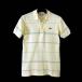  Lacoste LACOSTE рубашка-поло Vintage олень. . короткий рукав окантовка Logo вышивка XS желтый цвет желтый внутренний стандартный товар мужской 