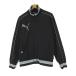  Puma PUMA сделано в Японии жакет джерси спортивная куртка Logo принт Zip выше длинный рукав L чёрный черный серый внутренний стандартный товар мужской 