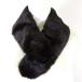  норка мех пелерина muffler защита горла "neck warmer" темно-коричневый подпалина чай цвет натуральный мех прекрасный товар женский 