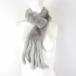  Balmain BALMAIN норка мех пелерина muffler защита горла "neck warmer" бахрома silver gray натуральный мех прекрасный товар женский 