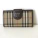  Burberry BURBERRY чехол для ключей 4 полосный noba проверка шланг Logo парусина кожа чай Brown бежевый мужской женский 