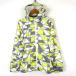  Adidas adidas жакет ветровка climaproof общий рисунок Zip выше нейлон капот водоотталкивающий . способ M белый белый серый желтый 