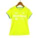  Descente DESCENTE Move Sport футболка dry Logo распределение цвета вырез лодочкой короткий рукав S neon желтый синий голубой белый белый спортивная одежда 