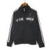  Le Coq s Porte .fle coq sportif жакет джерси спортивная куртка Logo вышивка Zip выше длинный рукав M чёрный черный розовый прекрасный товар 