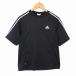  Adidas adidas Clima365 футболка dry сетка переключатель Logo вышивка s Lee полоса s вырез лодочкой klaima свет скорость . короткий рукав M чёрный 