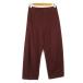 Uniqlo UNIQLO You U широкий Fit машина b брюки хлопок M красный чай красный Brown женский 