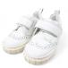  Emporio Armani EMPORIO ARMANI спортивные туфли wing chip 24M белый серия кожа Италия производства Kids 