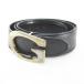  Gucci GUCCI ремень G Logo пряжка 70.28 037 194 0956 кожа чёрный серия черный Италия производства верх тип мелкие вещи женский 