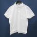 ik She's IXI:Z рубашка-поло с коротким рукавом cut and sewn L белой серии белый Logo знак вышивка . карман мужской 