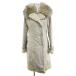  Epoca EPOCApateto пальто длинный длина мех енота мех кролика мех 40 оттенок бежевого подкладка женский 
