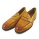  next голубой NEXT BLUE Loafer 25.5cm Camel серия кожа кожа обувь сделано в Японии мужской 