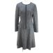  trance Work TRANS WORK выставить no color жакет колени длина flair юбка юбка 38 пепел серия серый шерсть шерсть подкладка женский 