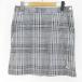  Puma PUMA Golf одежда в клетку колени сверху Mini узкая юбка юбка L пепел серия серый разрез Logo принт женский 