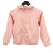  Uniqlo UNIQLO длинный рукав Parker с капюшоном .130 розовый серия poketabru одноцветный тонкий Kids 