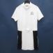  Castelbajac CASTELBAJAC SPORT Golf одежда короткий рукав колени сверху Mini тугой One-piece One-piece 40 белой серии белый сделано в Японии стрейч ro
