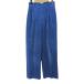  United Arrows UNITED ARROWS длинный длина вельвет брюки 34 синий серия голубой Zip fly tuck стрейч женский 