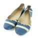  CHLOE Scalloped Ballet Flat ѥץ եåȥ塼 ܡ 37 24cm  ֥롼  ܥ꡼ CH22170 /TK D ǥ