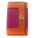  Michael Kors MICHAEL KORS key case 6 ream key hook leather orange pink /BM lady's 