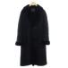  Gucci GUCCI мутоновое пальто внешний длинный двойной 50 L чёрный черный /KH мужской 