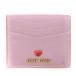  MiuMiu miumiu футляр для карточек чехол для пропуска футляр для визитных карточек кожа Logo Heart фиолетовый лиловый /BB #OH женский 