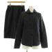 n-inooy выставить верх и низ tailored jacket внешний узкая юбка колено длина разрез шерсть 1 темно-синий темно-синий чай Brown 