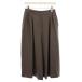  теория ryukstheory luxe 22AW New Saxony BEL PL гаучо брюки широкий 36 серый чай 03-2306425-036-036 /YM женский 