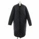  Lavenham LAVENHAM стеганое пальто длинный длина с хлопком внешний XS чёрный черный SLJ9014 G95 /AN23 женский 
