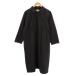  Yaeca YAECA CONTEMPO NYLON RAIN COAT нейлон плащ отложной воротник длинный длина чёрный черный /BB женский 